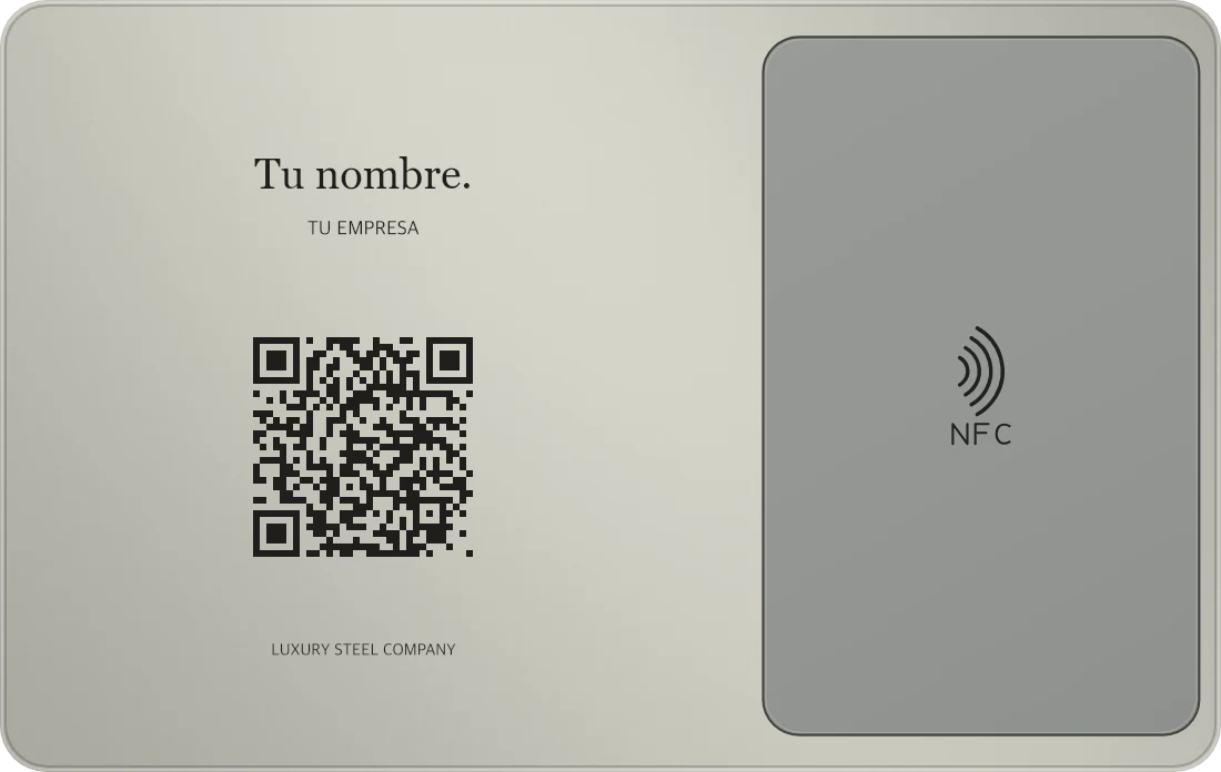 Reverso de Simulación de Plateado mate, acero inoxidable
