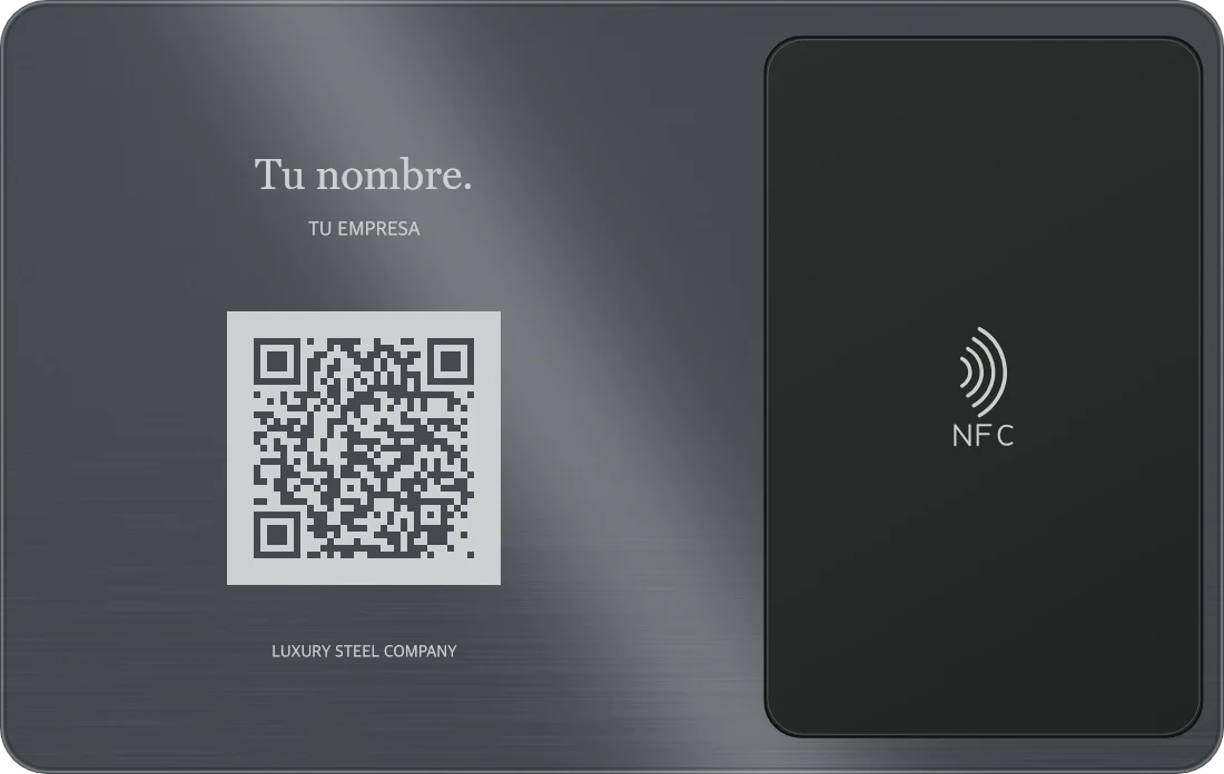 Reverso de Simulación de Gris pistola glossy, acero inoxidable