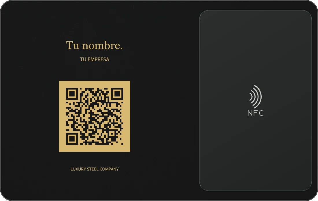 Reverso de Simulación de Negro mate · Dorado, latón