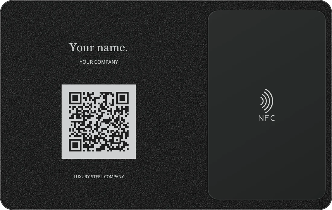 Back of Frosted black · Silver, stainless steel
